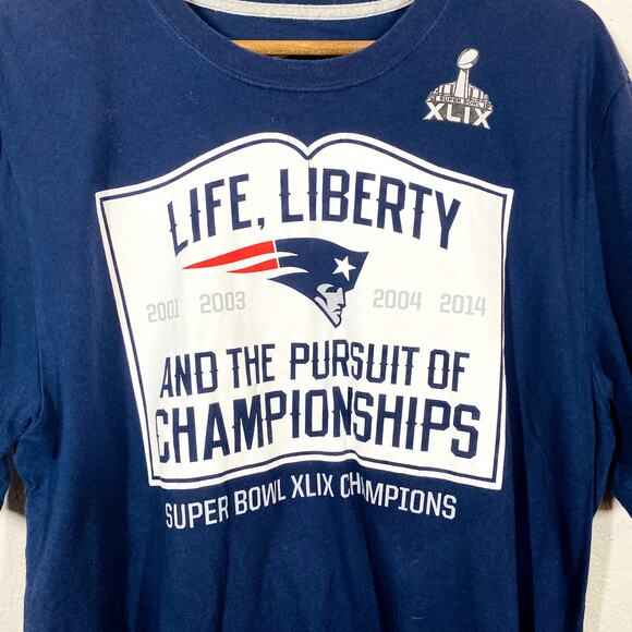 Nike Super Bowl XLIX Champions GRaphic Tee 2014 Short Sleeve - L - Picture 4 of 4